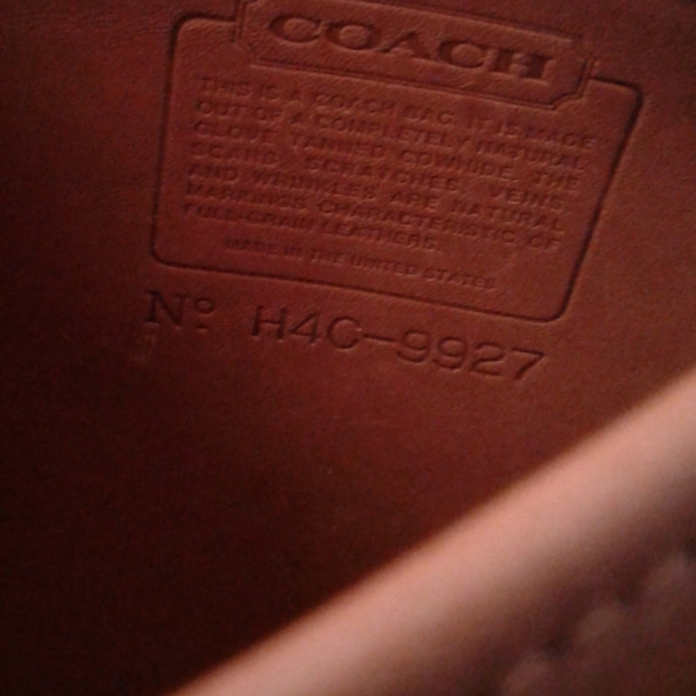 Coach Vintage Glove Tanned Leather Willis 9927 USA - Picture 15 of 16
